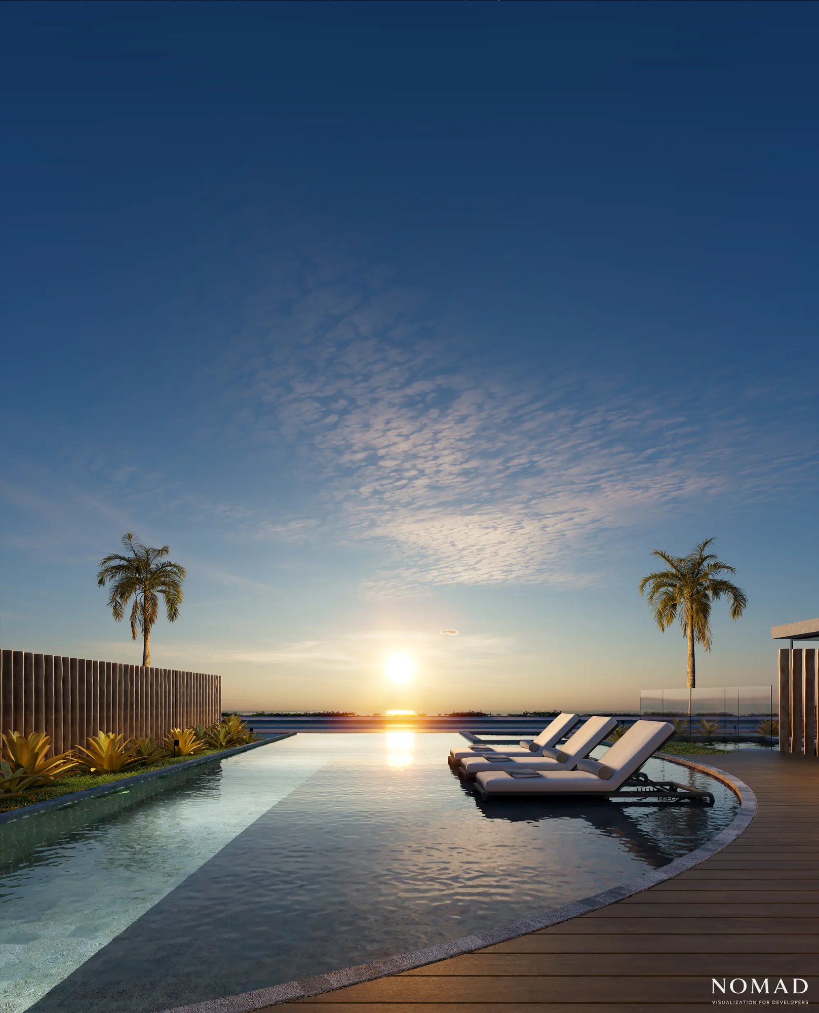 Renderização externa de empreendimento imobiliário 02