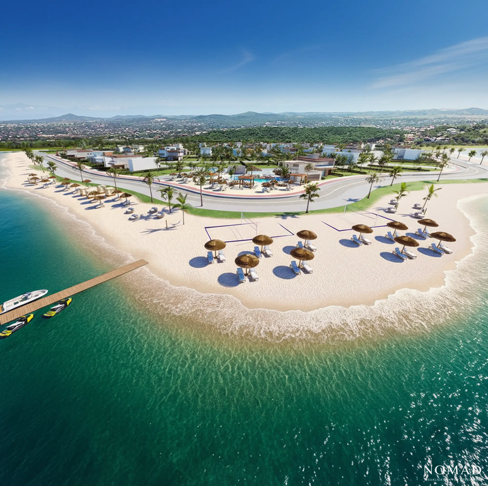 Renderização externa de empreendimento imobiliário 05